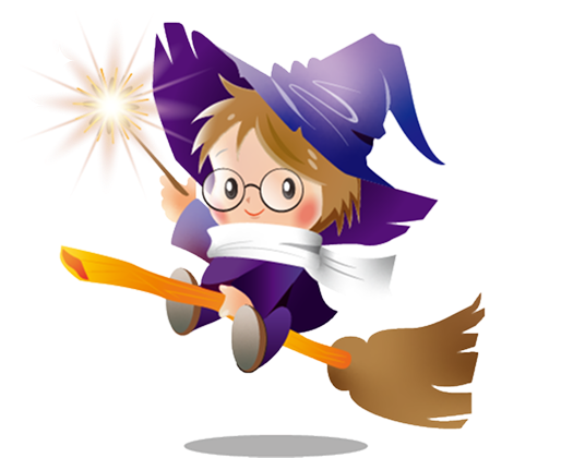 哈利找伯樂吉祥物：一隻穿著魔法師長袍的貓頭鷹